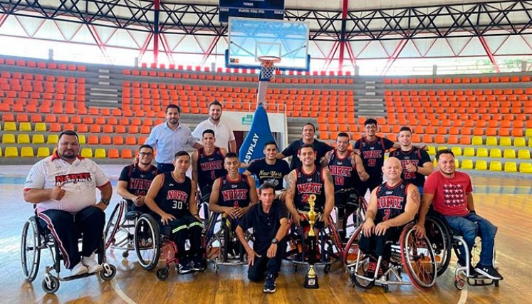 Selección Norte de Baloncesto en silla de ruedas 2021. 