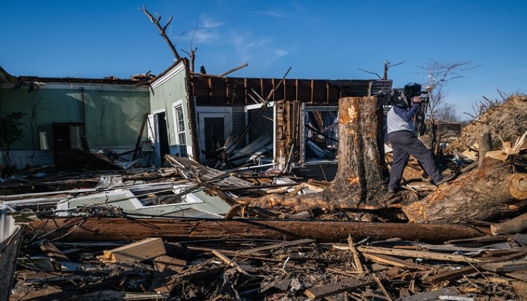 Los tornados de los últimos días afectaron varias ciudades de los Estados Unidos. /AFP
