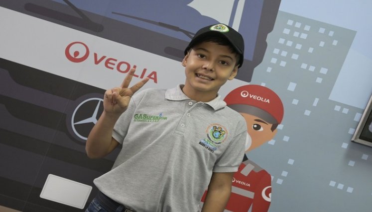 Thomas Cruz, estudiantes ganador. / Foto: Jorge Gutiérrez / La Opinión 