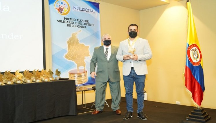Alcalde de Los Patios fue exaltado por propuesta de inclusión social./Foto: cortesía