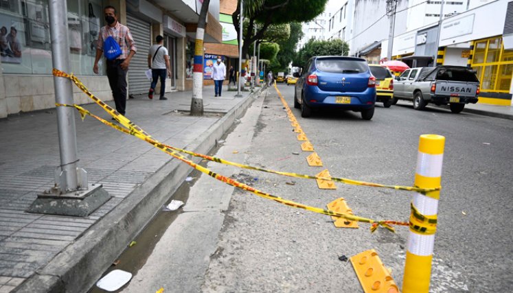 Ciclorruta en el centro de Cúcuta / Foto: Jorge Iván Gutiérrez