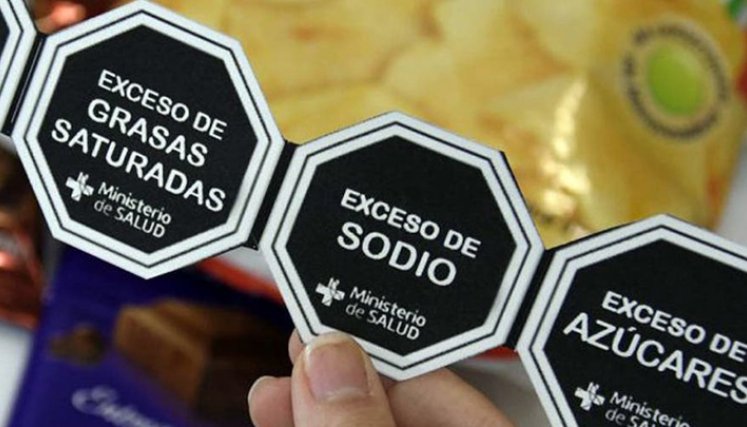 La Ley Comida Chatarra implementa la adopción de medidas efectivas, como en este caso, el etiquetado frontal de advertencia. / Foto: Internet