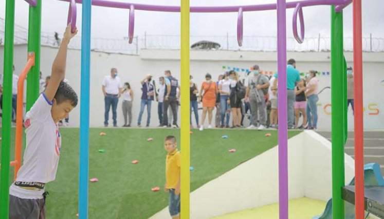 ahora en el parque juegan niños y no hay venta de drogas./Foto cortesía