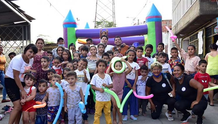 fundación El Legado Vive trabaja por el bienestar de los niños/Foto Pablo Castillo