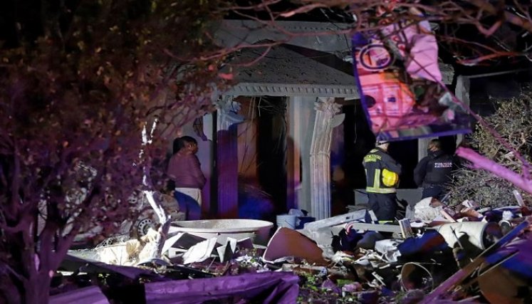 Explosión en taller de pirotecnia deja seis muertos en México./Foto: internet