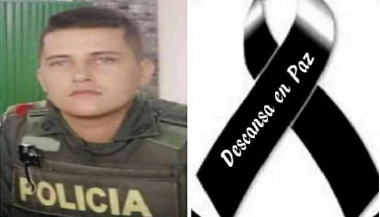 Falleció el patrullero García, herido en atentado de Cácota./Foto: cortesía