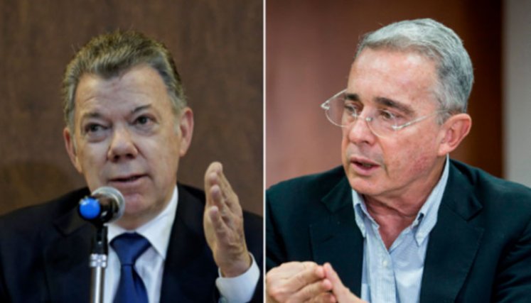 Santos se despacha tras ser denunciado penalmente por Uribe