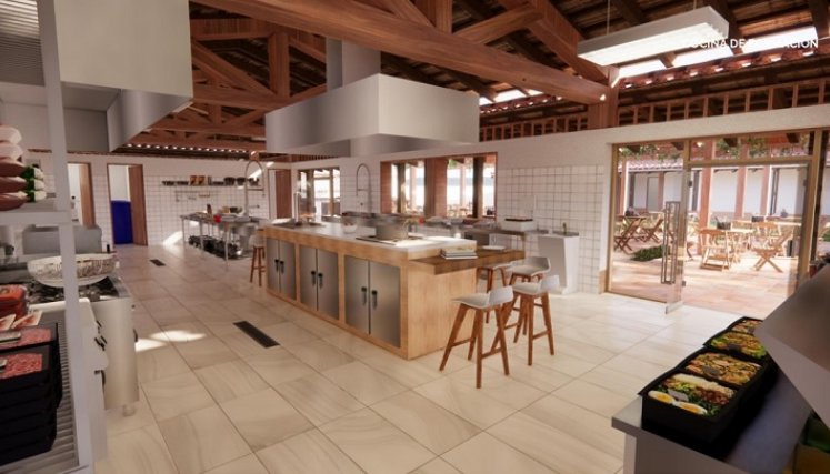 Parte de la Cocina Tradicional ubicada en el Tamarindo Histórico. / Foto: Cortesía / La Opinión 