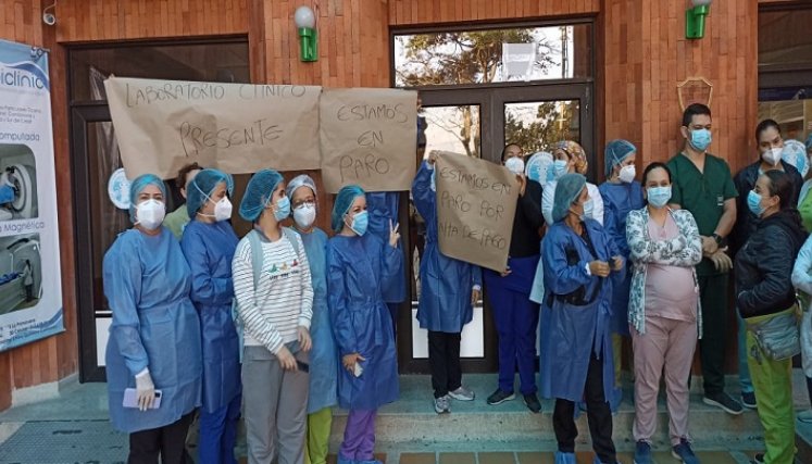 En pie de lucha para hacer valer los derechos laborales se encuentra el personal asistencial del hospital regional Emiro Quintero Cañizares de Ocaña. Reclaman un trato justo.