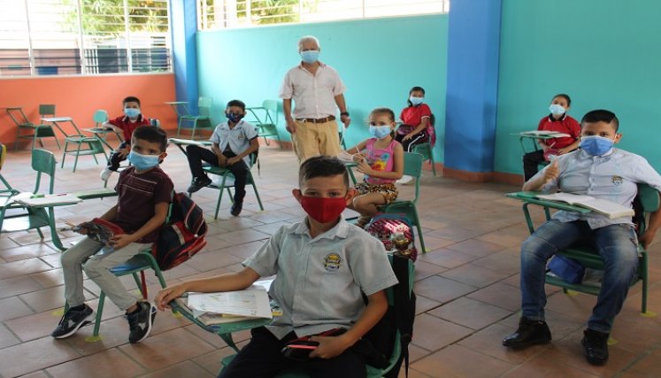 El regreso a clases ya es totalmente presencial. / Foto: Cortesía / La Opinión 