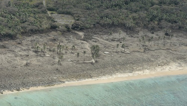 Tonga tras erupción del volcán 