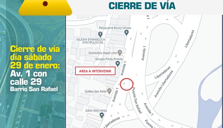 Cierre vial
