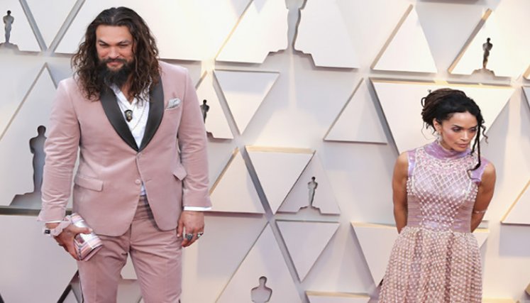 Jason Momoa y Lisa Bonet.