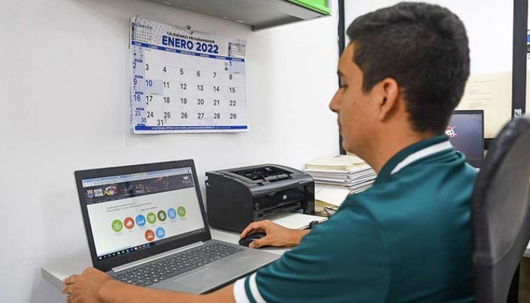 Oficina virtual para consultar liquidación de impuestos./Foto Cortesía