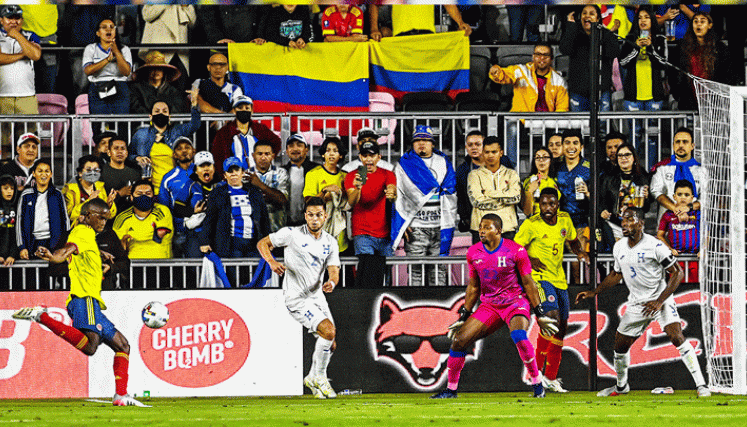selección Colombia ante Honduras 