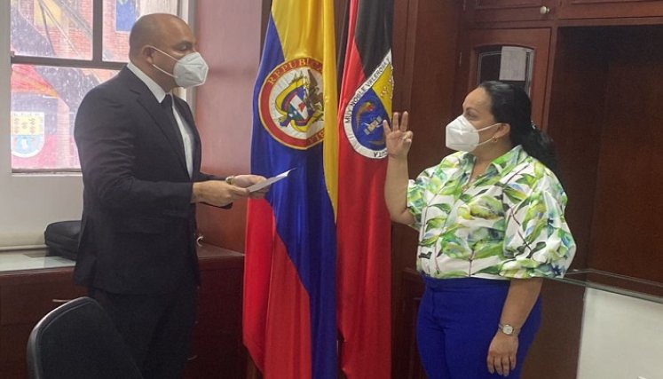 Exconcejal Nelly Patricia Santafé, nueva subcontralora de Cúcuta./Foto: cortesía