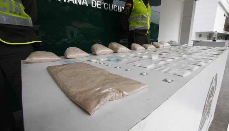 La Policía se incautó de 1.8 toneladas de droga el año pasado.