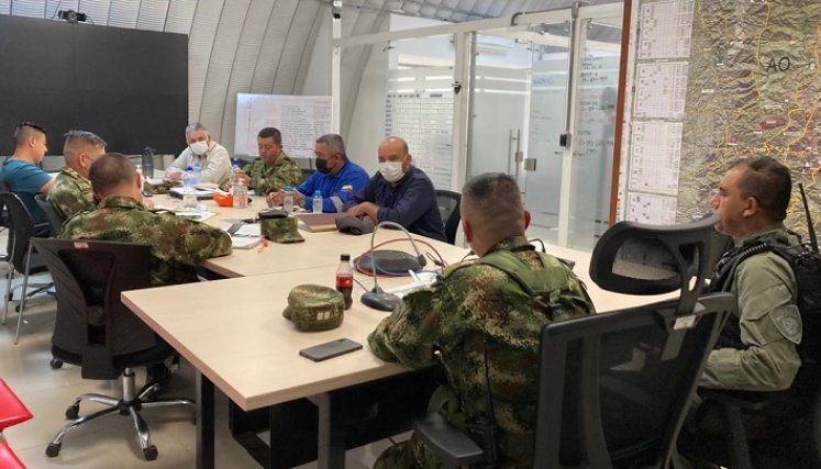 Ayer, Ejército y Policía adelantaron un consejo de seguridad.