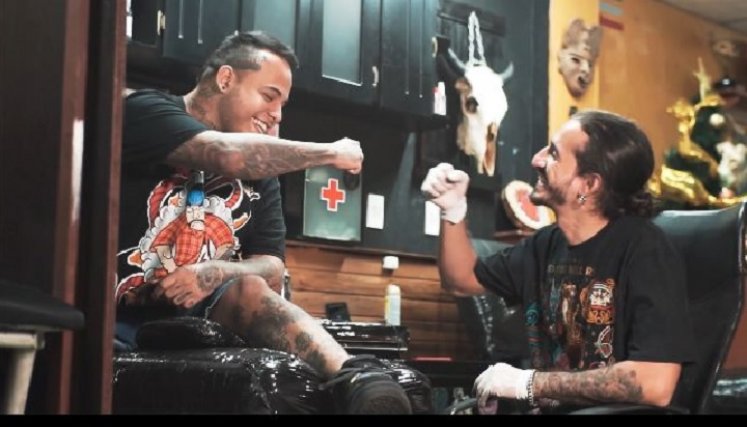 El cucuteño Soul C, entre el rapeo y tatuaje