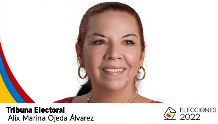 Candidata Alix Ojeda.