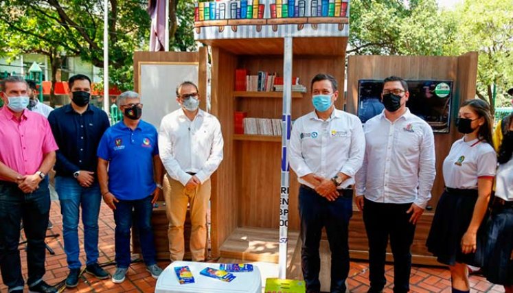 Gobernación entregó tres bibliotecas a tres municipios./Fotocortesía