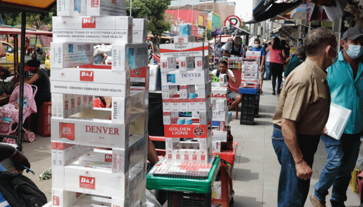 Cigarrillos de contrabando en Cúcuta