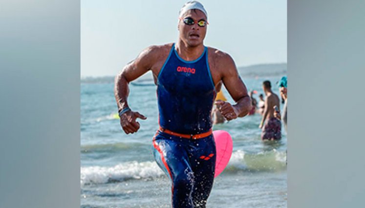 David Carrillo, nadador de aguas abiertas.