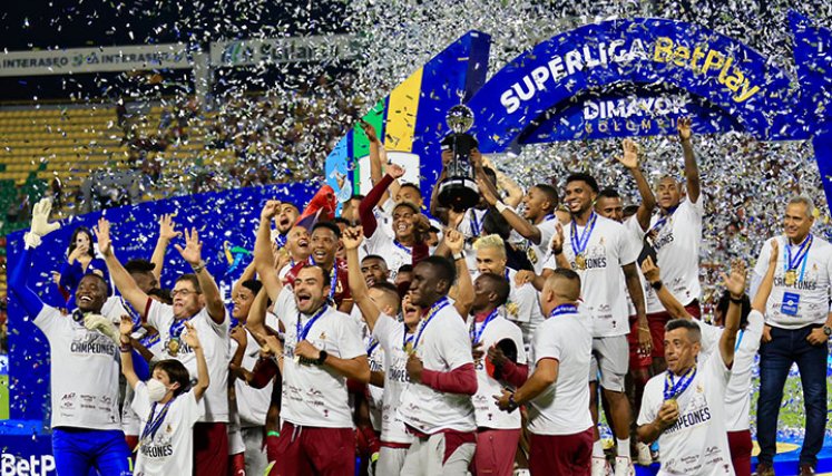 Deportes Tolima, campeón de la Superliga. 