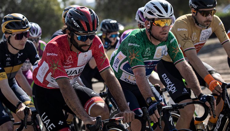 Fernando Gaviria y Mark Cavendish. 