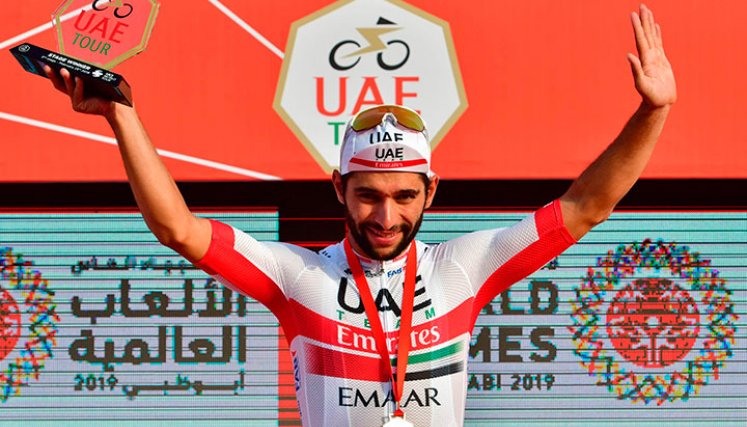 Fernando Gaviria, ciclista colombiano. 