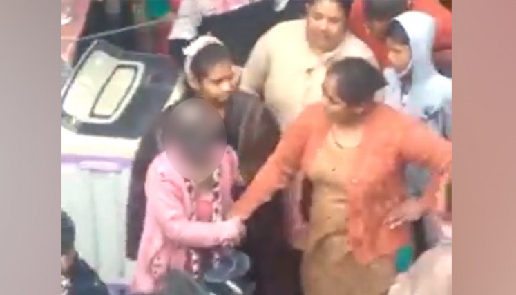 Joven violada en la India.
