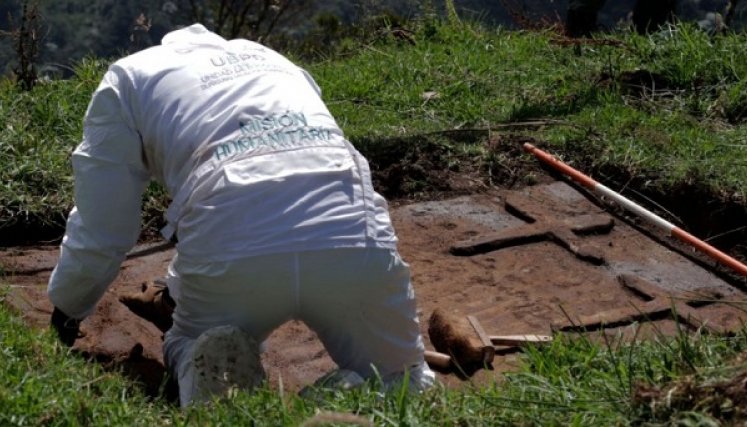 Recientemente, la Unidad de Búsqueda de Persona dadas por Desaparecidas (UBPD) recuperó en el municipio de Labateca dos cuerpos . Foto: UBPD