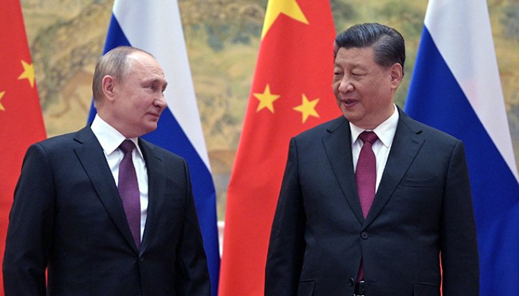 Presidentes de Rusia y China