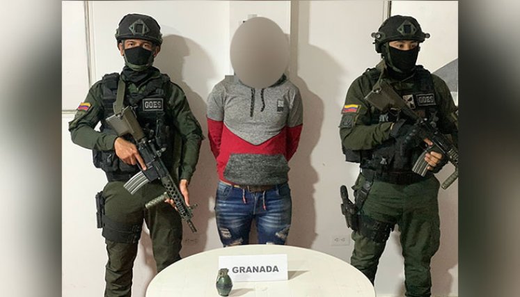 En Toledo detienen a un hombre con una granada
