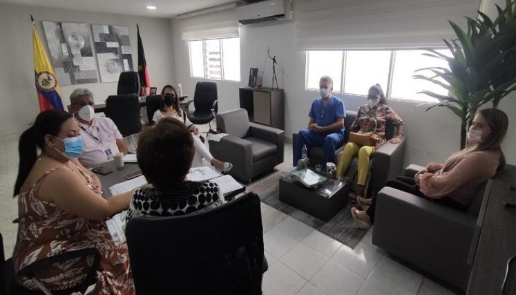 Reunión del Tribunal de Ética Médica con el IDS. / Foto: Cortesía / La Opinión 