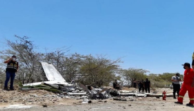 Siete muertos al caer avioneta con turistas cerca de Líneas de Nasca en Perú./Foto: internet