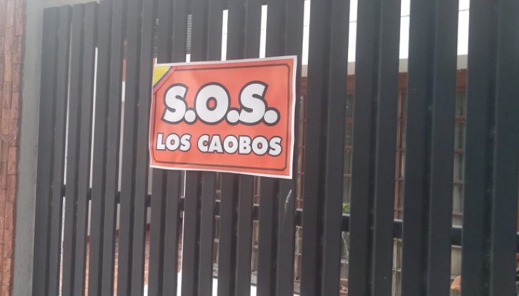  Con letreros la comunidad busca que se conozca de la inseguridad que se vive en el barrio./Foto: La Opinión