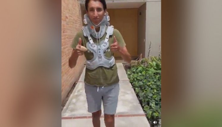 Egan Bernal sufrió un grave accidente de tránsito el 25 de enero, mientras entrenaba en una vía de Gachancipá, en Cundinamarca.