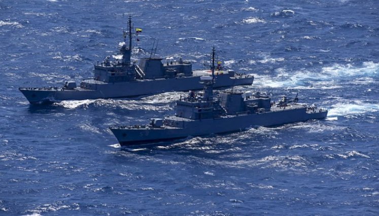 Colombia y EE. UU. realizan ejercicios militares en tenso contexto internacional./Foto: AFP