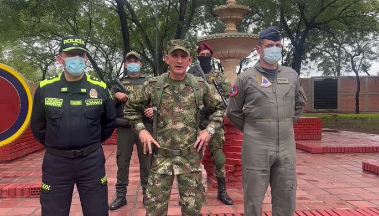 El brigadier general Fabio Leonardo Caro Cancelado, comandante del Comando Específico de Norte de Santander, atribuyó lo ocurrido a la guerrilla del Eln. / 