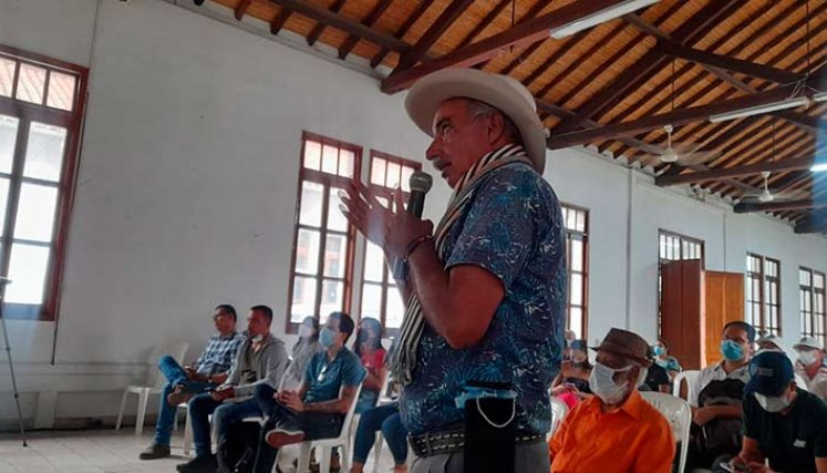 Líderes lanzaron alerta ayer por la suerte de los humedales del catatumbo/Foto Jorge Gutiérrez/La Opinión