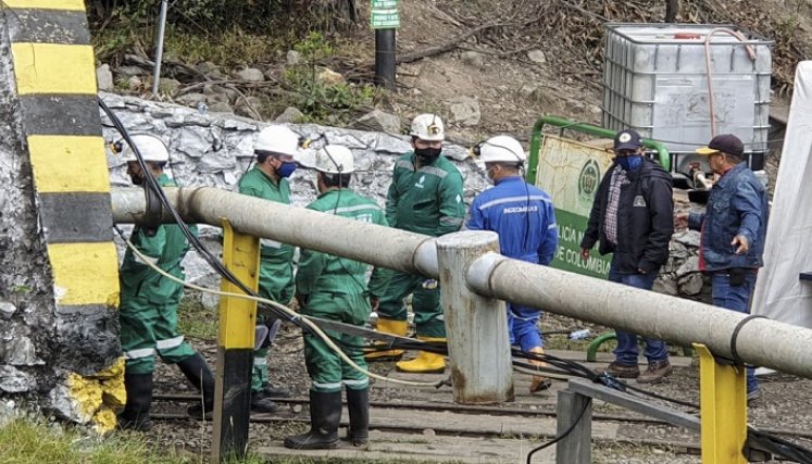 Accidente minero deja al menos 10 muertos y 5 desaparecidos en Tasco, Boyacá./Foto: AFP
