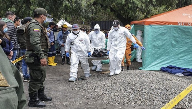 Accidente minero deja al menos 10 muertos y 5 desaparecidos en Tasco, Boyacá./Foto: AFP
