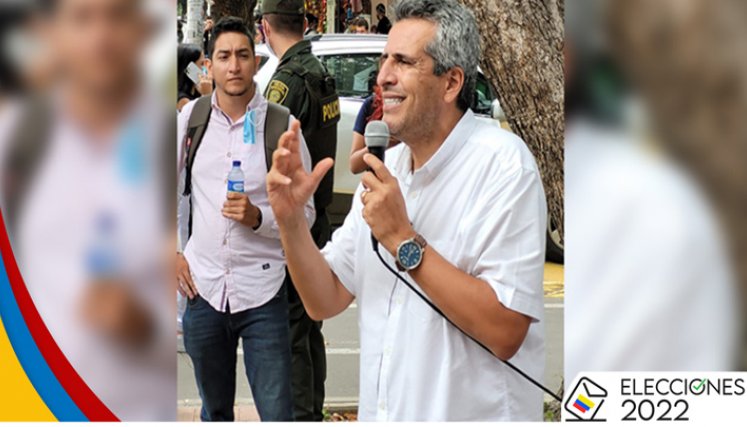 El senador liberal, Luis Fernando Velasco, estuvo de visita en Cúcuta, presentando las propuestas del Pacto Histórico. / Foto: Cortesía