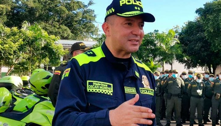 Brigadier geeral Oscar Moreno, comandante de la Mecuc./Foto cortesía