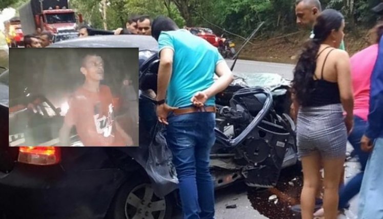 Accidente de tránsito.