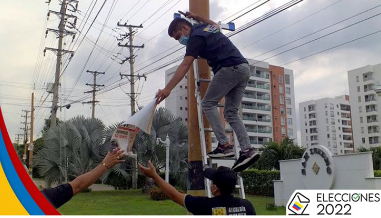  Dos de cada tres vallas políticas en Cúcuta son ilegales./Foto: cortesía