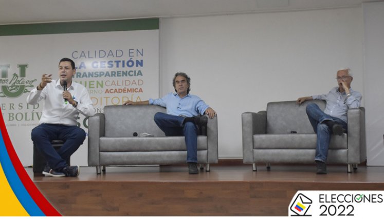 Fajardo y Robledo hablan de las peleas en la Coalición./Foto: Pablo Castillo La Opinión