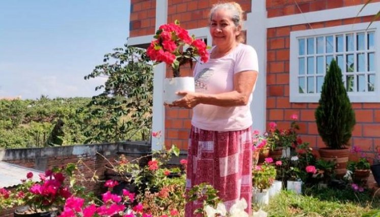 Tres machetazos en la cabeza acabaron con la vida de Miriam Buitrago de Ojeda de 58 años.