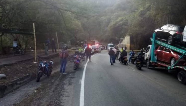 La acción terrorista en el marco del paro armado del Eln dejó nueve heridos en esta zona de Santander.